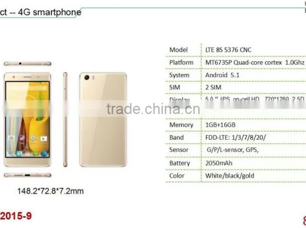 LTE8S5376 5.0" High End Cheap Mobile Phone Wholesale photo-3