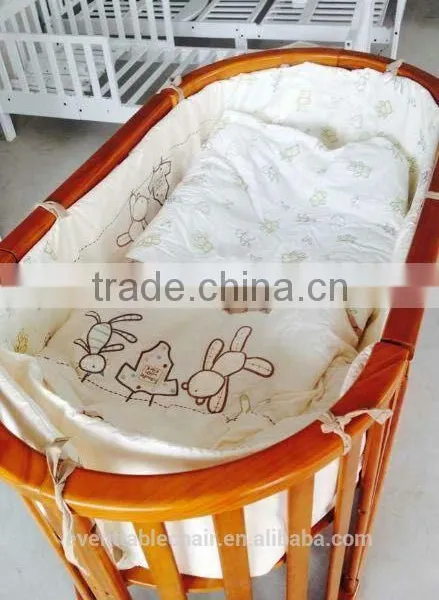 Popular Solid Beech Wood Multifunction Baby Cribs Children Bed photo-4