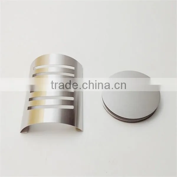 Customized Logo 6pcs Stainless Steel Coffee Cup Coaster Set With Holder photo-4