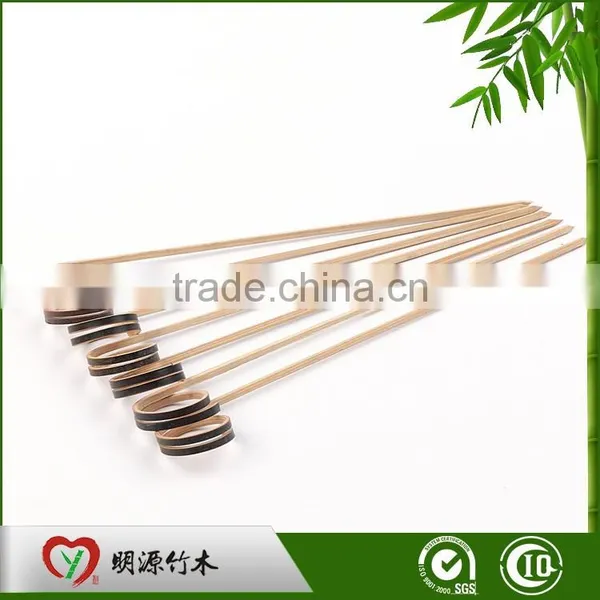 Custom Art Eco-friendly Natural Decoration Small Twist Mini Bamboo Skewer photo-3
