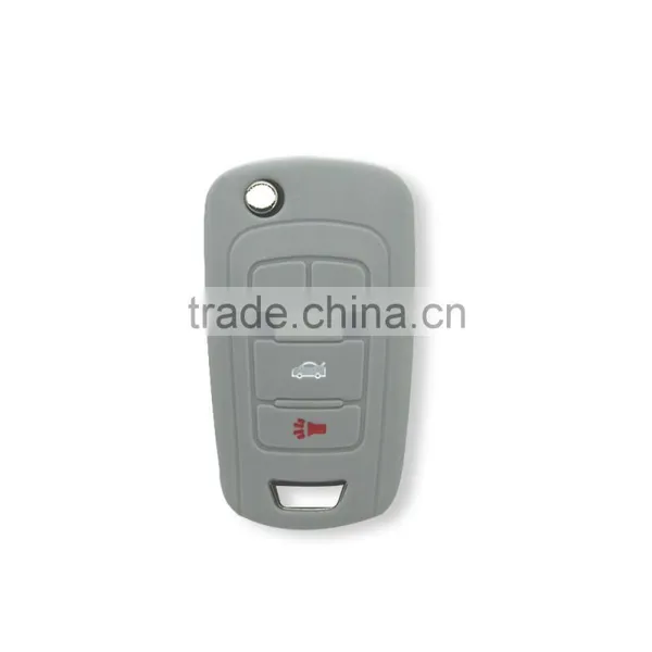 2017 Oem Smart High Quality Car Remote Shell Popular Rubber Silicone Car Key Cover for Buick Folding Key Fob Cover photo-3