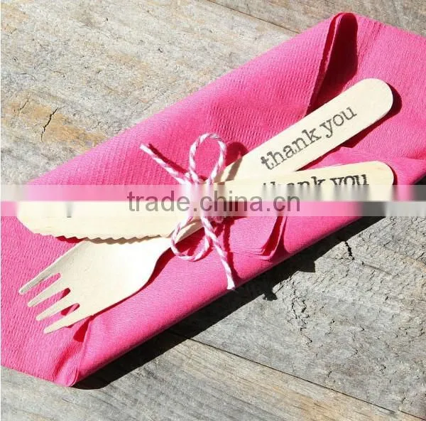 Factory Natural Deaign Bamboo Chinese Disposable Tableware Set photo-4