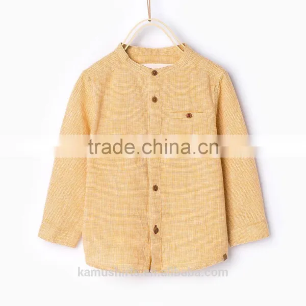 Swallow Gird Children Shirts Fashion Checks Boys Shirts photo-3
