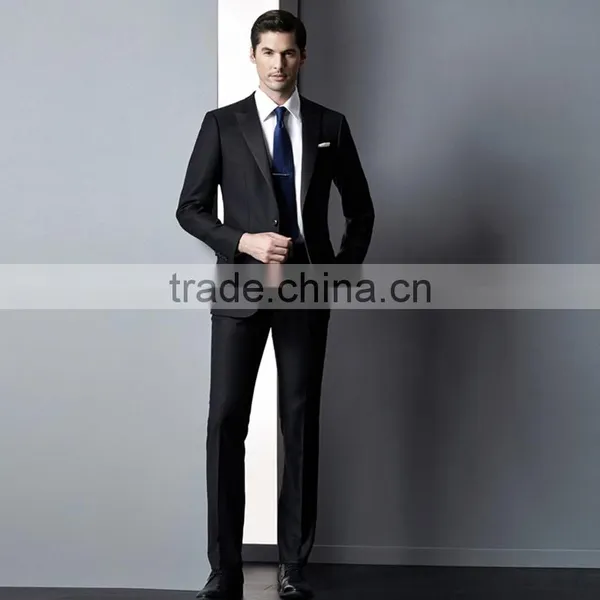 Office Uniform Designs Men Stylish Black Suit photo-3