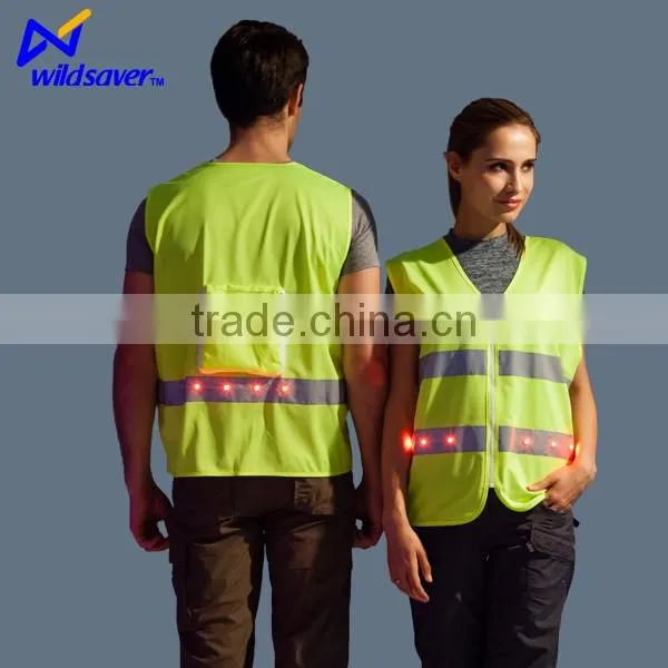 Hi Vis LED Flashing Safety Cleaning Uniform for Road Cleaner photo-3