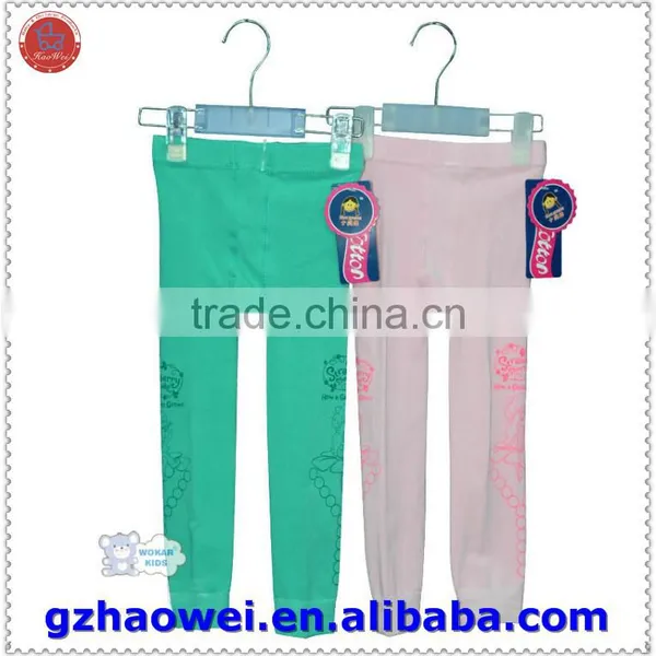 Plain Color Printed Kids Cotton Dance Tights photo-3