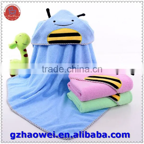 Absorbent Terry Hooded Baby Bath Towel
