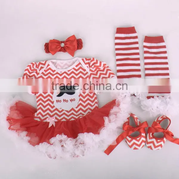 Wholesale 4pcs Christmas Christmas Cotton Newborn Baby Toddler Clothing photo-2