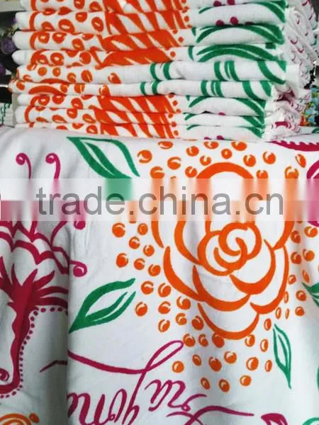 Wholesale Cheap 100%cotton Printed Beach Towel photo-3
