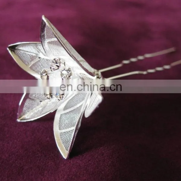 Wholesale Silver Leaf Hair Pins photo-2