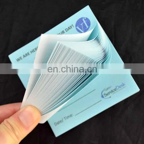 Factory OEM Personalized Design Printed Custom Adhesive Tear off Notepad photo-4