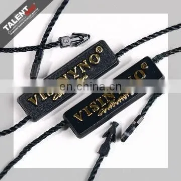 Custom Private Name Plastic Lock Tag String for Garment Hangtag photo-6