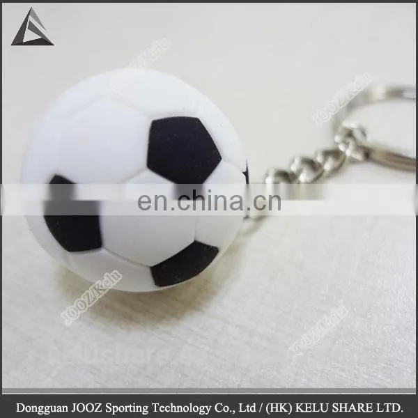 Custom Keychain Silicone Decoration Football Keychain Gift photo-2