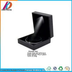 Fashion LED Light Ring/Necklace/Bracelet Packaging Jewelry Box photo-3