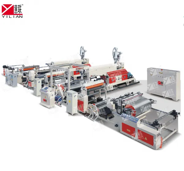Yilian Brand SJFM1100-2000 Paper Double Sides PE Extrusion Coating Machine