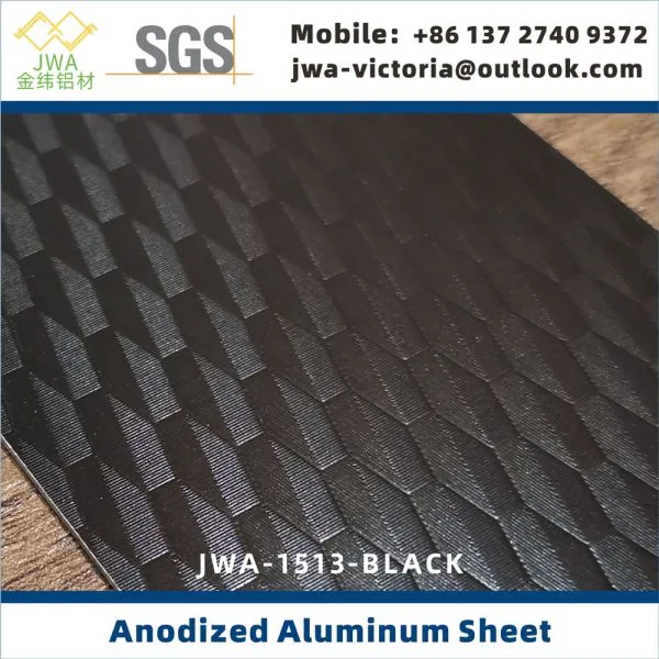 Embossed Anodized Aluminum Sheet, Anodized Aluminum Coil for Aluminum Luggages and Bags Materials, Interior Decorative Materials, Aluminum Curtain Wall Materials photo-4