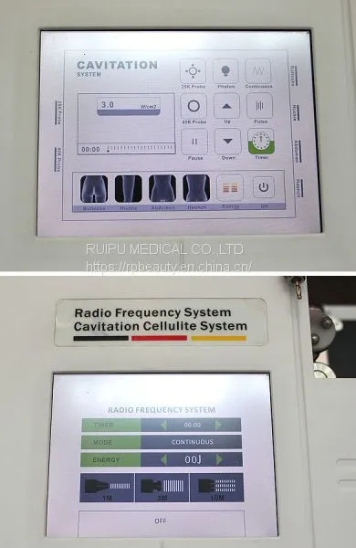 Multi-function Ultrasonic Cavitation Vibrating Slimming RF Skin Lifting System photo-5