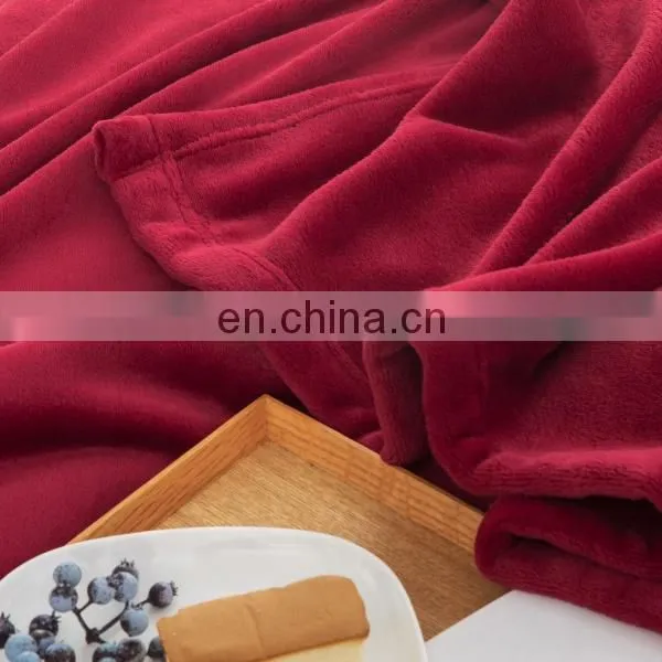 Fluffy Super Cozy 100% Polyester King Queen Size Flannel Fleece Blanket photo-2