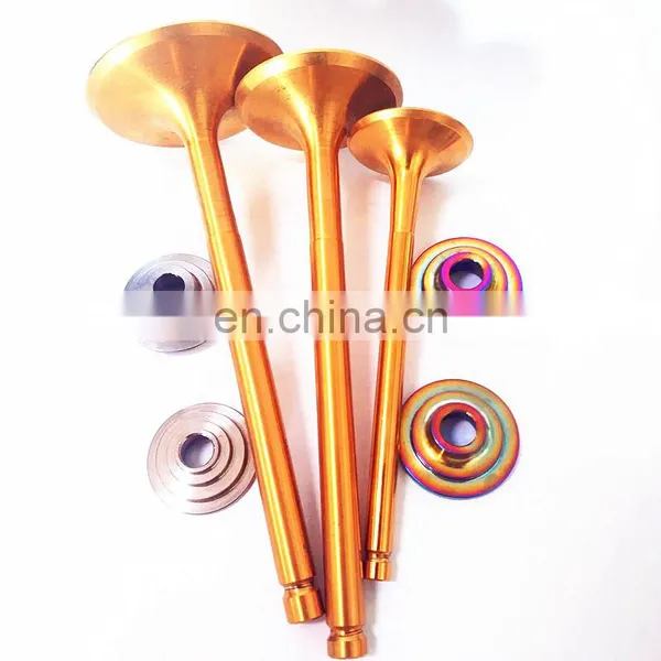 Supertech BRIAN CROWER for TOYOTA SUPRA LEXUS 2jz 2JZ-GTE 2JZ-GE VALVE SPRINGS & TITANIUM RETAINERS Gold Titanium Engine Valves photo-2
