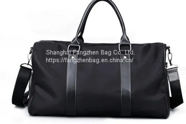 Custom Heavy Duty Large Fitness Travel Duffle Bag Waterproof Black Nylon Mens Sports Gym Duffel Bag photo-2