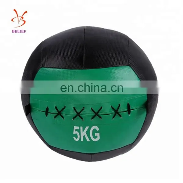 Factory Direct Gym PU Leather Custom Medicine Ball photo-3