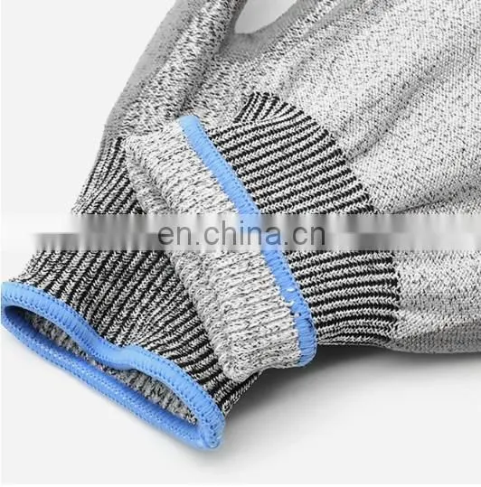 China Factory Anti Cut Level 5 PU Coated Cut Resistant Gloves photo-3