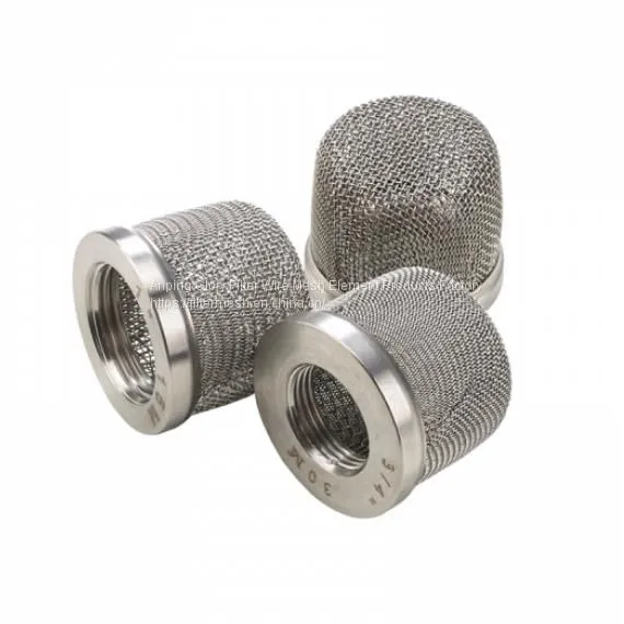 Stainless Steel Suction Line Strainer That Fits Over 3/8