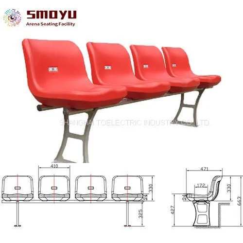 Outdoor Stadium Seats Plastic Football Stadium Chairs photo-2