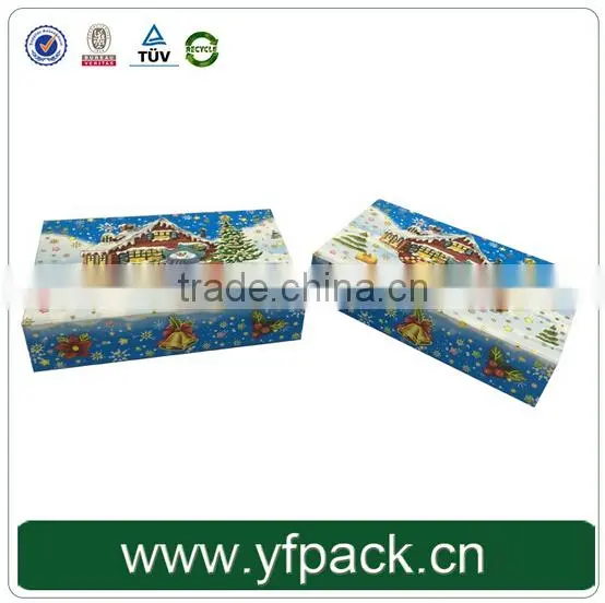 Creative Popular Foldable Full Color Glossy 3d Christmas Gift Box For Sale photo-3