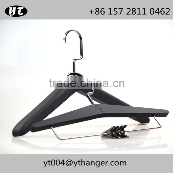 Luxury Wooden Hanger and Pants Hanger Custom Wooden Hanger for Men