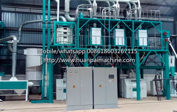 Most Popular Automatic 10T20T30T50T80T100T200T Flour Mill Rice Flour Milling Machine Rice Mill Grinder Machine Grain Mill