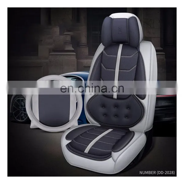 Luxury Leather Seat Covers DD-2028 Wear-resistant Leather Five-seat GM Suitable for Four Seasons Front and Rear photo-5