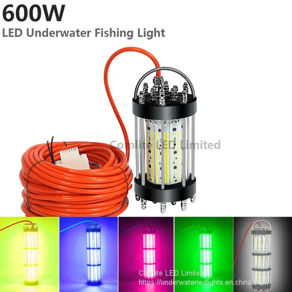 600W 1000W 1500W 3000W 220VAC Deepsea Underwater Fishing Lure LED Fishing Light photo-3