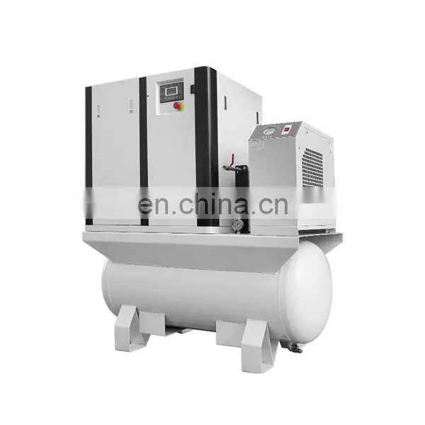 Screw Compressor 15 hp Tank Vsd Screw Refrigerant Compressor 11 kw 16 Bar Vfd Screw Compressor photo-4