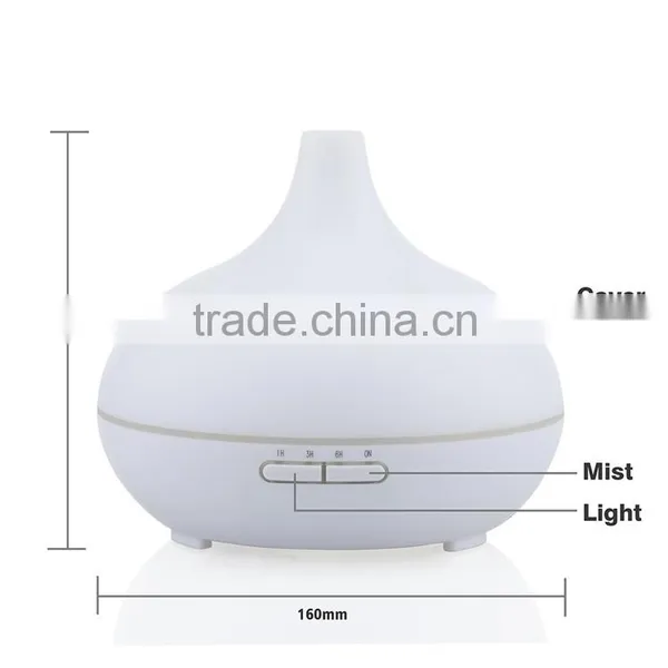 Low Price 300ml Spa and Hotel New Ultrasonic Humidfier Air Purifier With Aroma Frangrance photo-3
