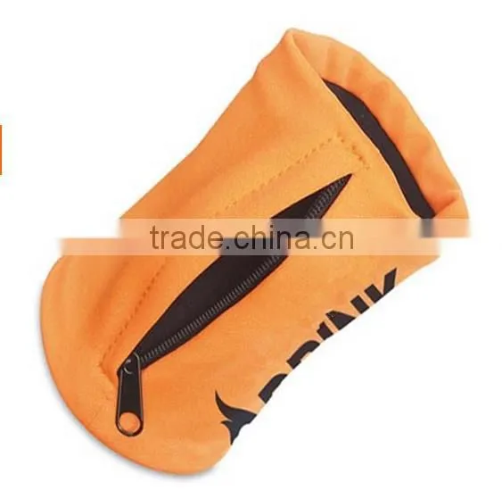 Color Wristband With Zipper Wrist Wallet photo-5
