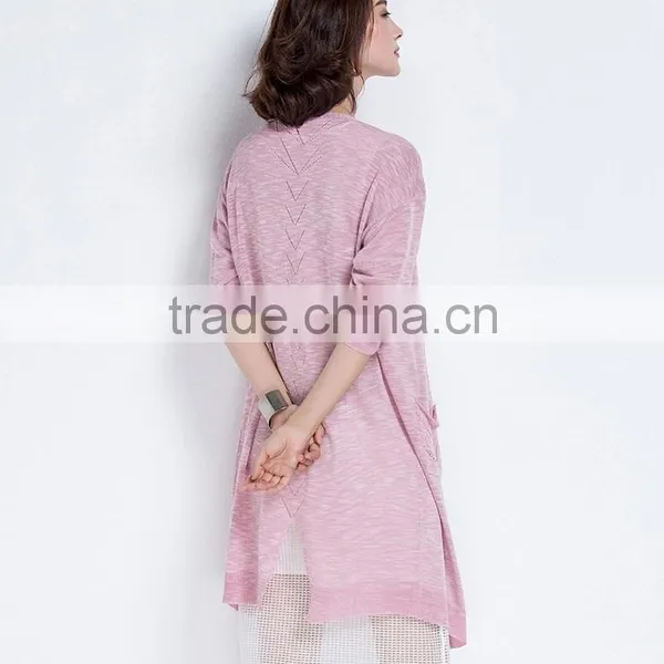 Spring Fashion Long Sleeves Cardigan Knit Sweater Casual Cardigan for Women photo-4