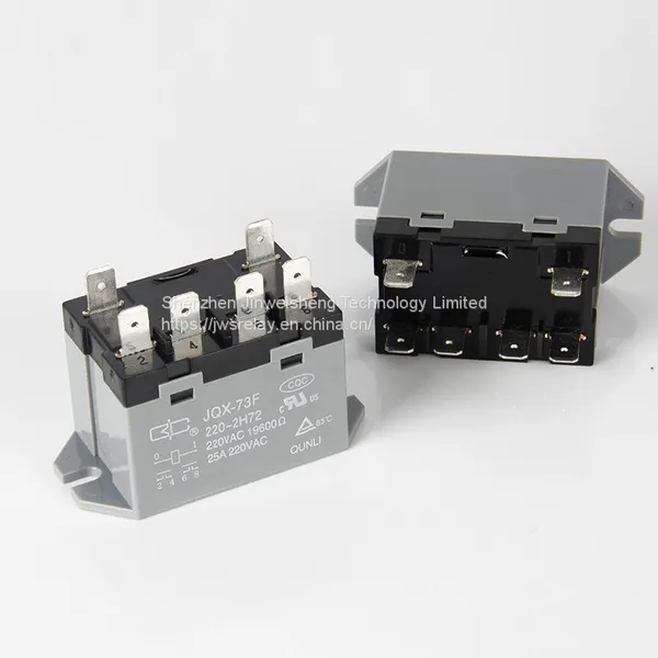 Small High-power AC DC Refrigerator Air Conditioning Electromagnetic Relay JQX-73F photo-2