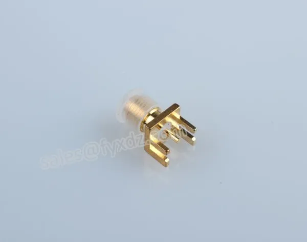 SMA Female PCB Panel Edge Mount Connector Straight Solder RF Coaxial Adapter photo-2