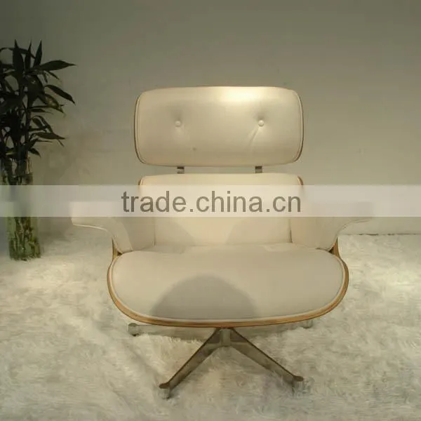 Luxury Living Room Furniture Ottoman Genuine Leather Lounge photo-2
