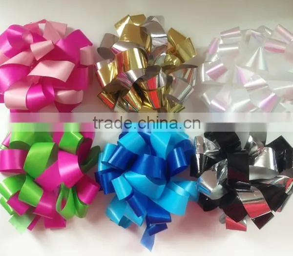 Wholesale Metallic Ribbon for Graduation Party, pp Ribbon,polyester Satin Ribbon Bow photo-5