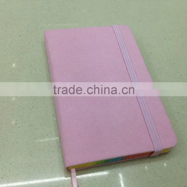 Cloth Material Notepad With Color Printed Edge photo-4