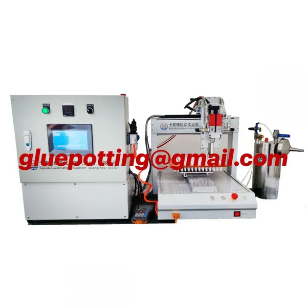 High Performance 2K Potting Compound Dispenser Meter Mix AB Glue Machine for Chemical Coils Enhanced Gluing photo-4