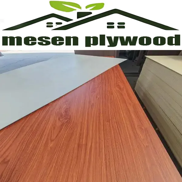 3-18mm Wooden Paint-Free Board Multi-Layer Plywood Ecological Board Linyi Mesen Melamine Plywood