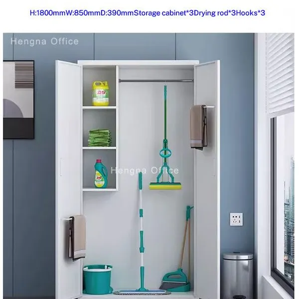 Wall-Mounted Public Toilet Cleaning Cabinet| Integrated Sanitation Station| for Space-Constrained Washrooms
