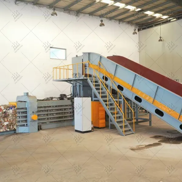 Straw PET Bottles Compactor Baler Machine Waste Paper Carpet Baler Plastic Bottle Baler Machine photo-3