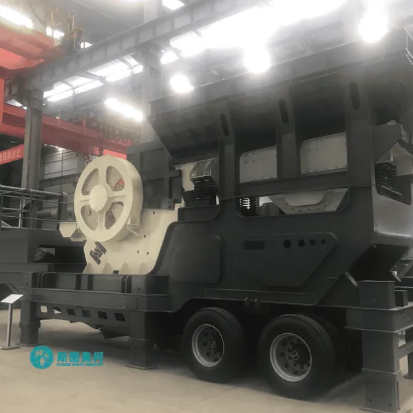 Track-mounted And Wheel-mounted Mobile Crushing Station Portable Crushing Station for Mining Quarry & Construction Waste photo-3
