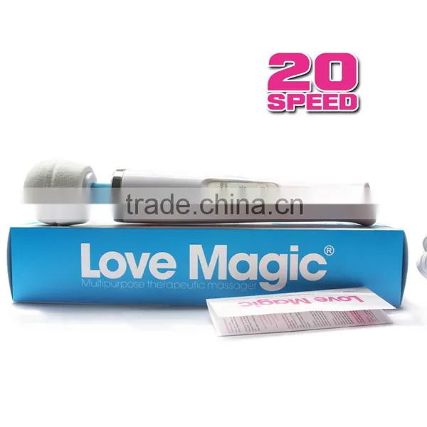 China Wholesale 20 Speed Waterproof Ladies Vibrating Wand Massager Sex Toy photo-5