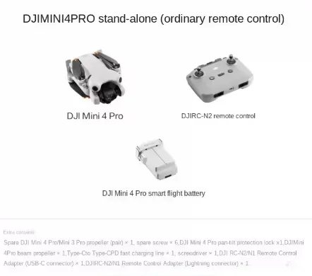 Mini 4 Pro Long Endurance Panoramic Camera Drone Portable Commercial UAV photo-4
