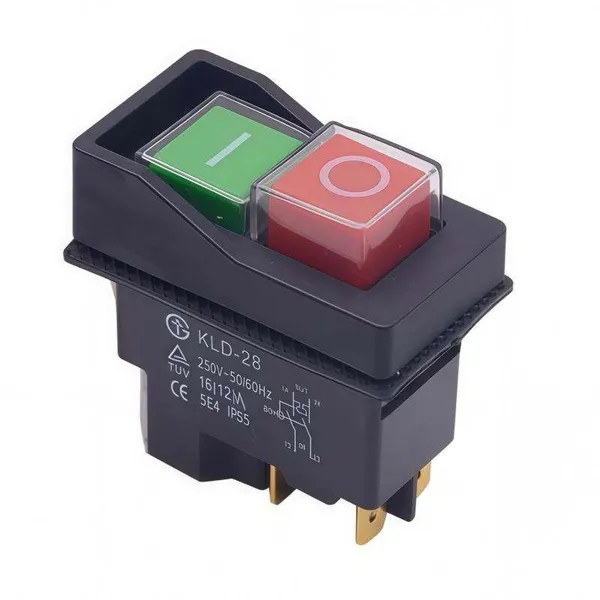 KLD-28A Start Switch With 2-Year Warranty 16A 250V Magnetic Locking Mechanism